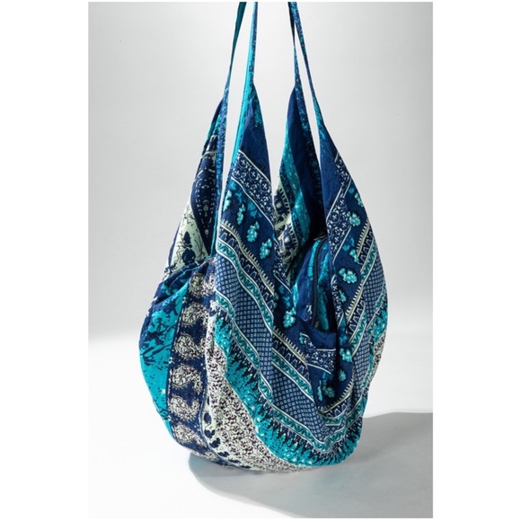 Boho Western Print Zipper Tote Shoulder Bag - Picture 5 of 6